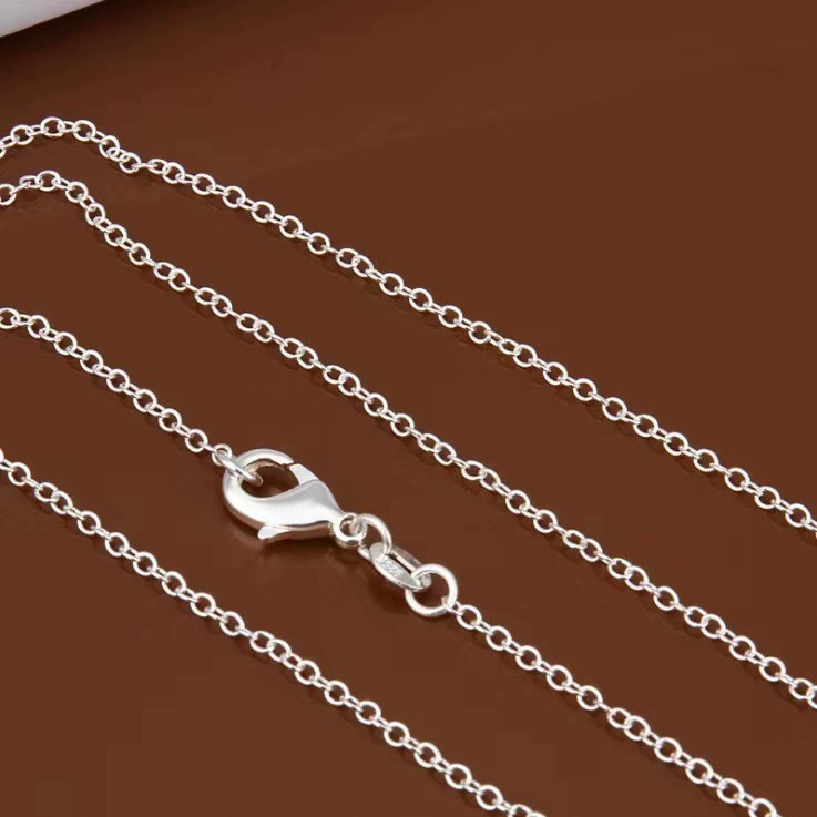 Silver Plated O-Chain Necklace