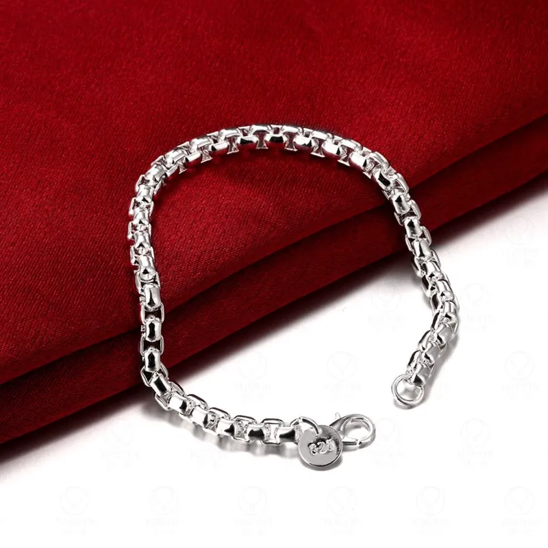 Stainless Steel Plaid Bracelet Fashion Jewelry